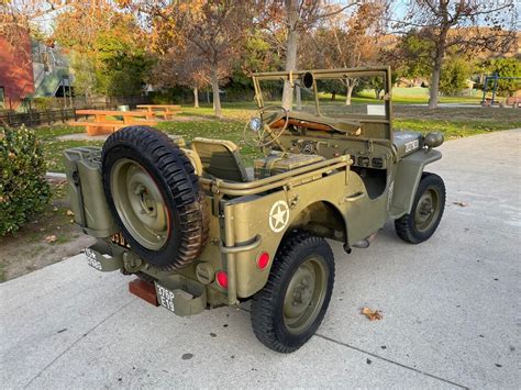 1944 Jeep Mb Gpw Ford California Rust Free Car Runs Well Ww2 Cj Willys For Sale