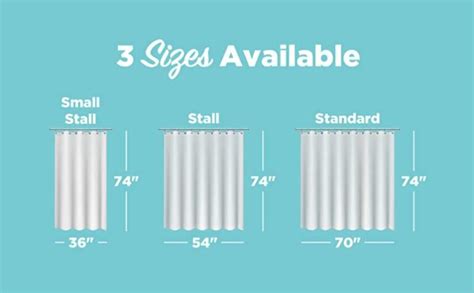 A Quick Guide To Buying Standard Shower Curtain Size