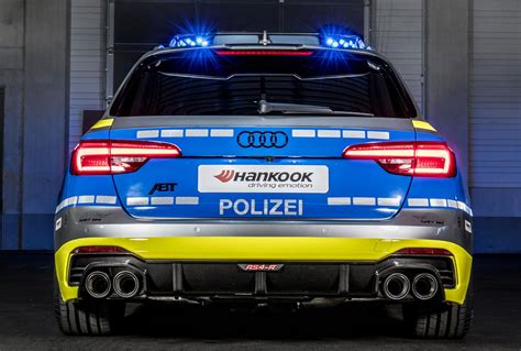 Audi Rs4 R Transformed Into One Seriously Hot Police Car Carbuzz Police Cars Police Car