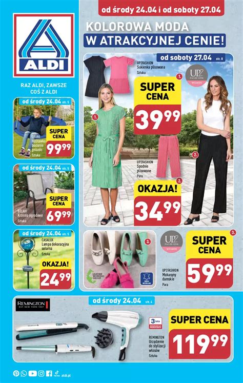 Gazetka Promocyjna Aldi Artyku Y Przemys Owe I Tekstylia Wa Na