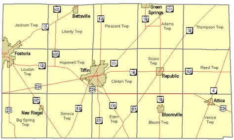 Map of Seneca County - Seneca RPC