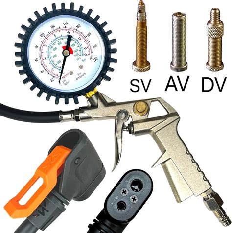 F Compressor Pomp Voor Fietsbanden Perslucht Met Manometer Sks