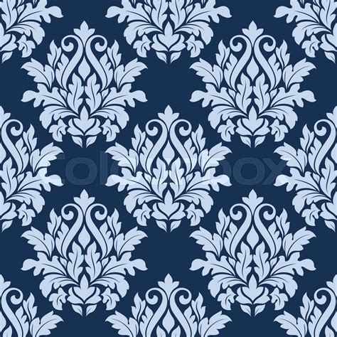 Light blue floral seamless pattern | Stock vector | Colourbox