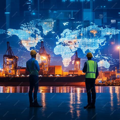 Digital future innovation technology export import logistics cargo