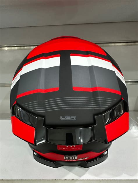 Kask Mt Thunder Sv R B Mat S Yah Kirmizi