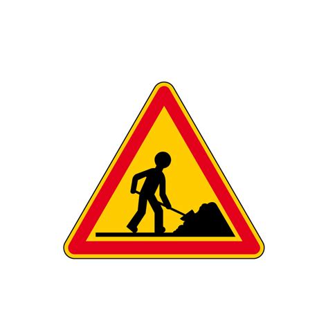 Panneau De Danger Type AK Panneau De Signalisation De Chantier Temporaire