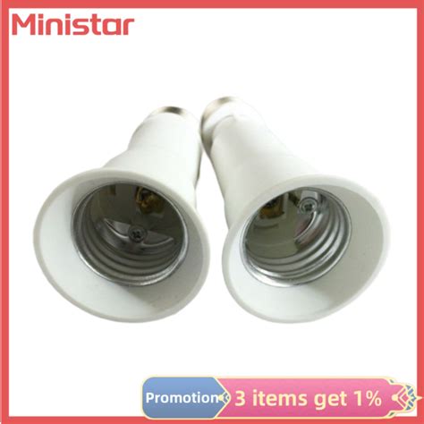 Ministar E27 Sampai E27 Perpanjangan Bohlam Tempat Lampu Perpanjangan