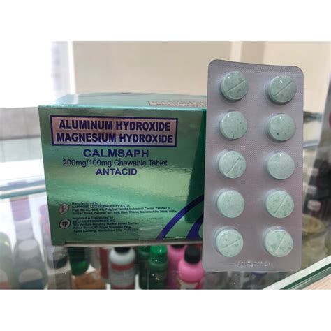 Aluminum Magnesium Melmag 60mL Calmsaph Tablet 10s Shopee Philippines