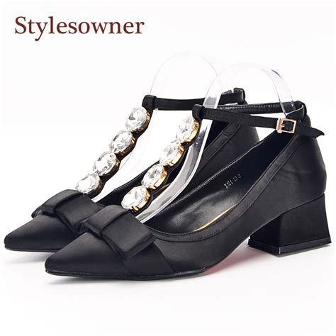 Stylesowner/женские атласные туфли черного и бежевого цвета удобные ...