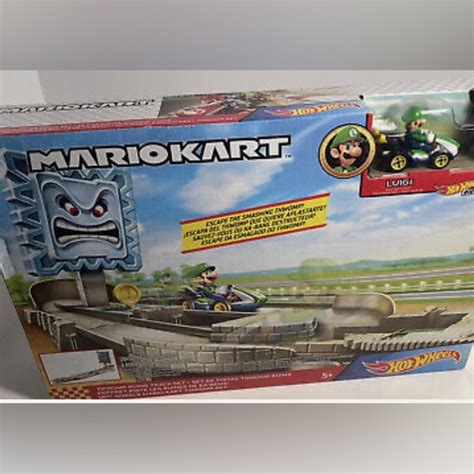 Mario Kart Toys Hot Wheel Mario Kart Thwomp Ruins Track Set New In Box Poshmark