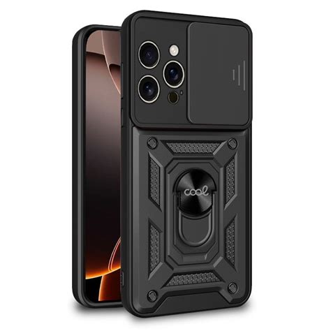 Cool Funda Hard Ring Negra Para IPhone 16 Pro Max PcComponentes