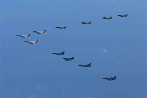 日米戦闘機12機が共同訓練 北ミサイルへ対抗 産経ニュース