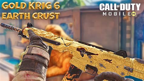 CALL OF DUTY MOBILE GOLD KRIG 6 EARTH S CRUST GAMEPLAY CODM GOLD