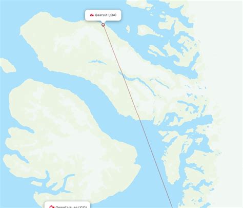 All Flight Routes From Qeqertarsuaq To Qaarsut Jgo To Jqa Flight Routes