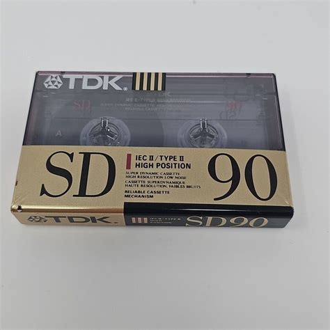 Tdk Sd Iec Ii Type Ii High Position Blank Cassette Tape New