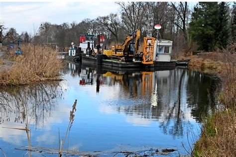 Oranienburg Bauarbeiten An Der Schleuse Friedenthal Gestartet