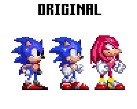 Pixilart - Classic Sonic Glitch Characters by I-like-Sonic-91