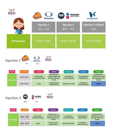 Aprende En Casa Sep Horarios Al De Enero Preescolar