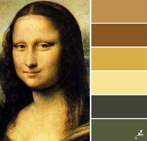 Mona Lisa Color Palette