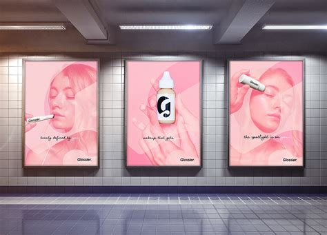 Glossier App Design And Ad Campaigns Behance