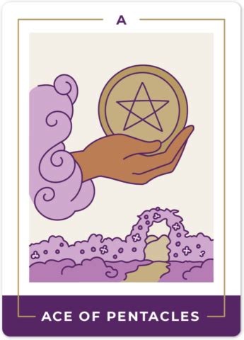 Ace Of Pentacles Tarot Card Meanings Biddy Tarot