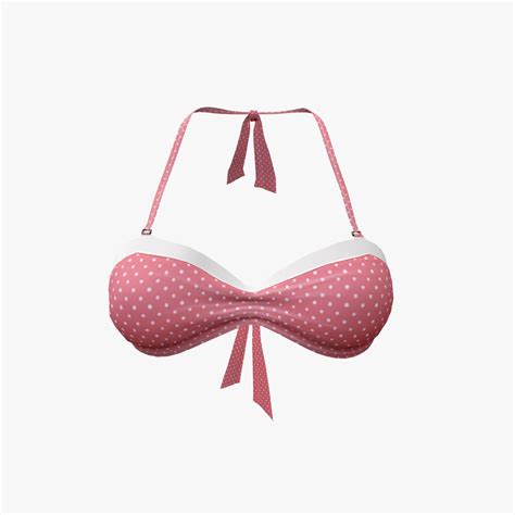 Summer Bikini Top 3D Model TurboSquid 1785392