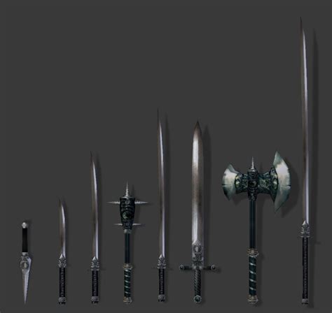 We Silver Weapons Png Tamriel Rebuilt