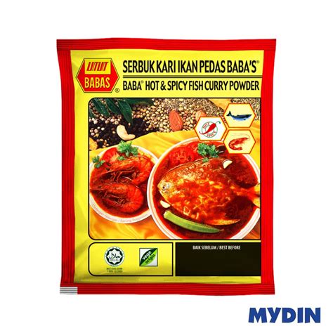 Baba S Hot Spicy Fish Curry Powder G Shopee Philippines