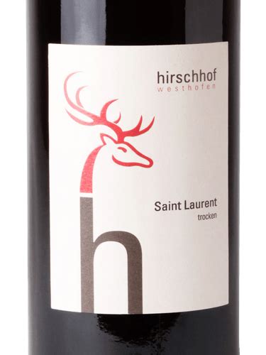 Weingut Hirschhof St Laurent Trocken Vivino