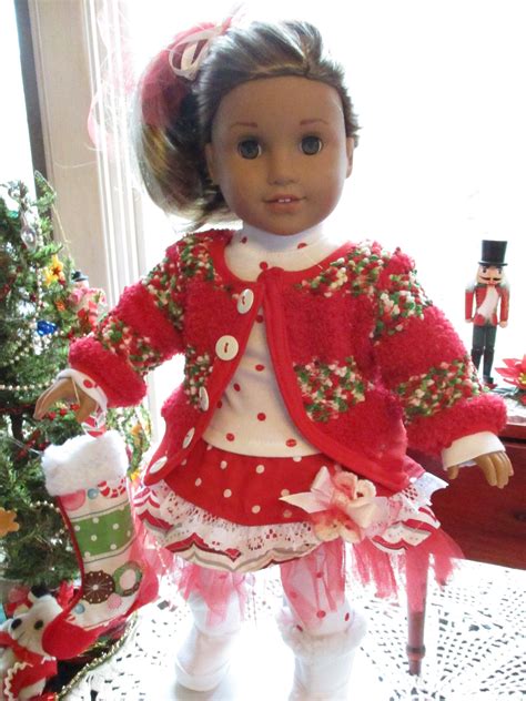 Red Doll Dress To Fit Your 18 American Girl Doll With Etsy