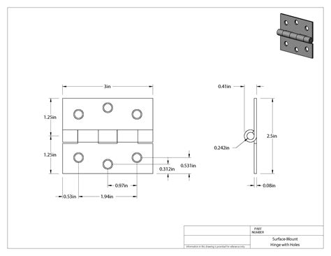 Zinc Plated Bi-Fold Hinge Pair - John Wright