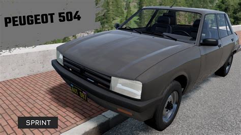 BeamNG Drive PEUGEOT 504 A Fondo Con Un Clasico Logitech G27