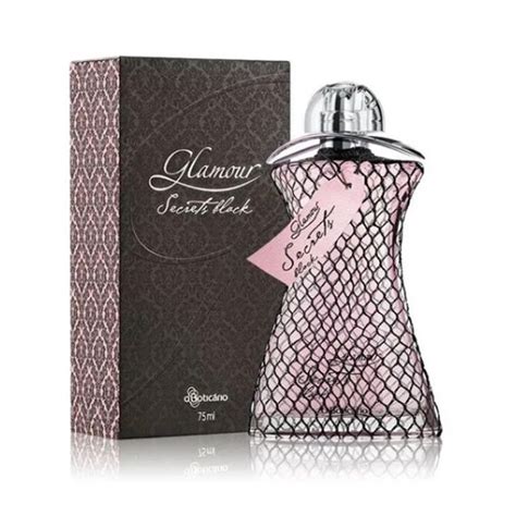 Perfume Glamour Secrets Black Colonia Ml O Botic Rio No Shoptime