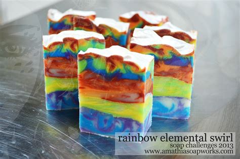 Rainbow Elemental Swirl Soap Video Swirl Soap Cold Process Soap