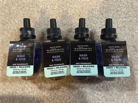 Bath Body Works Wallflowers New Refill Plug Ins Lot Wash Fold