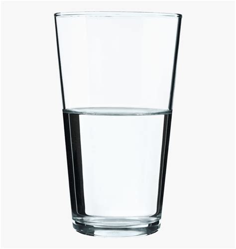 Water On Glass Png Glass Half Full Transparent Background Png