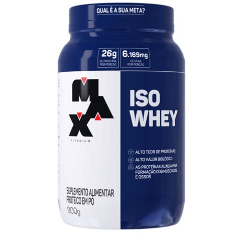 Whey Protein Iso Whey Isolado G Max Titanium Shopee Brasil