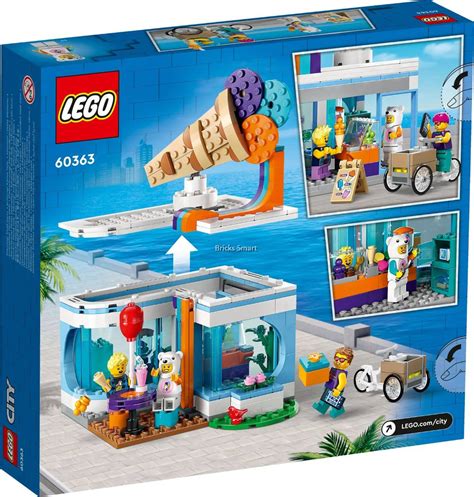 LEGO 60363 City Ice Cream Shop Building Toy Set