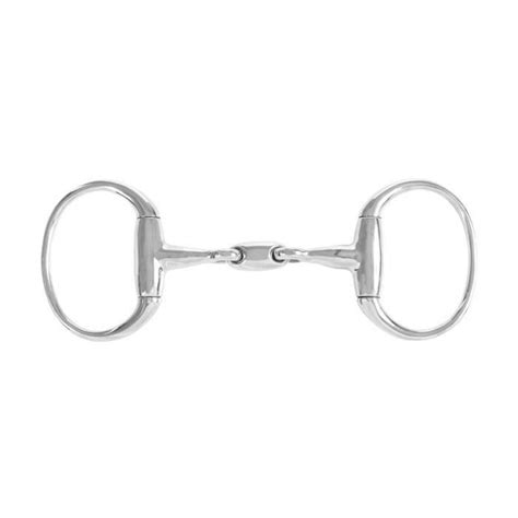 Mors Olive Pour Cheval Canon Double Brisure Horze Argent Argent