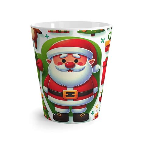 Christmas Coffee And Tea Mug Santa Claus Coffee Mug Etsy