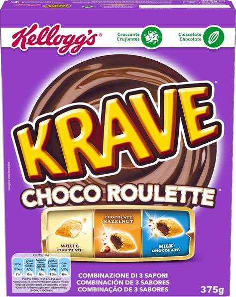 Kellogg S Choco Krave Roulette Pacco Da 12 X 375 G Amazon It