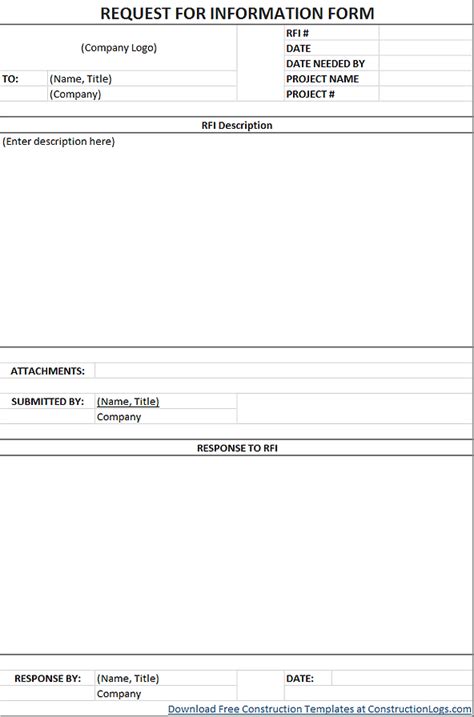 Data Request Form Template Excel Excel Templates