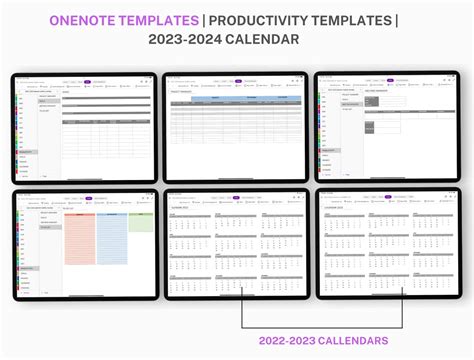 Onenote Digital Planner, Onenote Template, Project Planner Onenote, Project Management Onenote ...