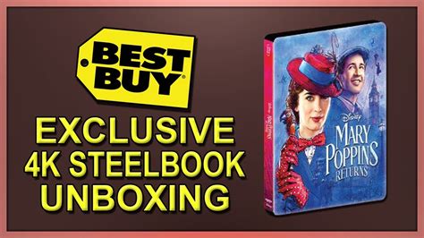 Mary Poppins Returns Best Buy Exclusive 4k2d Blu Ray Steelbook