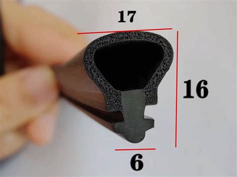 Co Extruded Epdm Gaskets High Thermal Insulation Epdm Profile