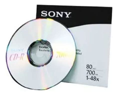 Sony Disco Virgen Para Cd Cd R X Mb Cdq Sea V Mercadolibre