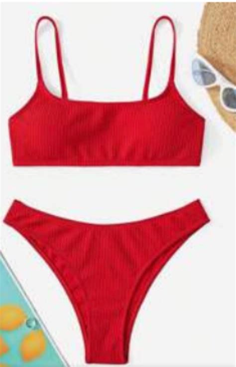 Shein Bikini Set Women S Fashion Swimwear Bikinis Swimsuits On Carousell