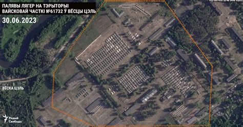 На супутникових знімках показали вірогідний табір "вагнерівців" в Білорусі