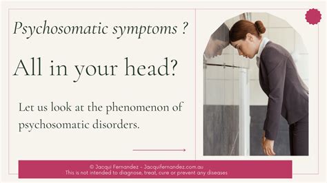 Psychosomatic disorders.