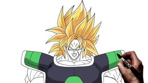 How To Draw Broly Classic Step By Step Dragonball Atelier Yuwa Ciao Jp